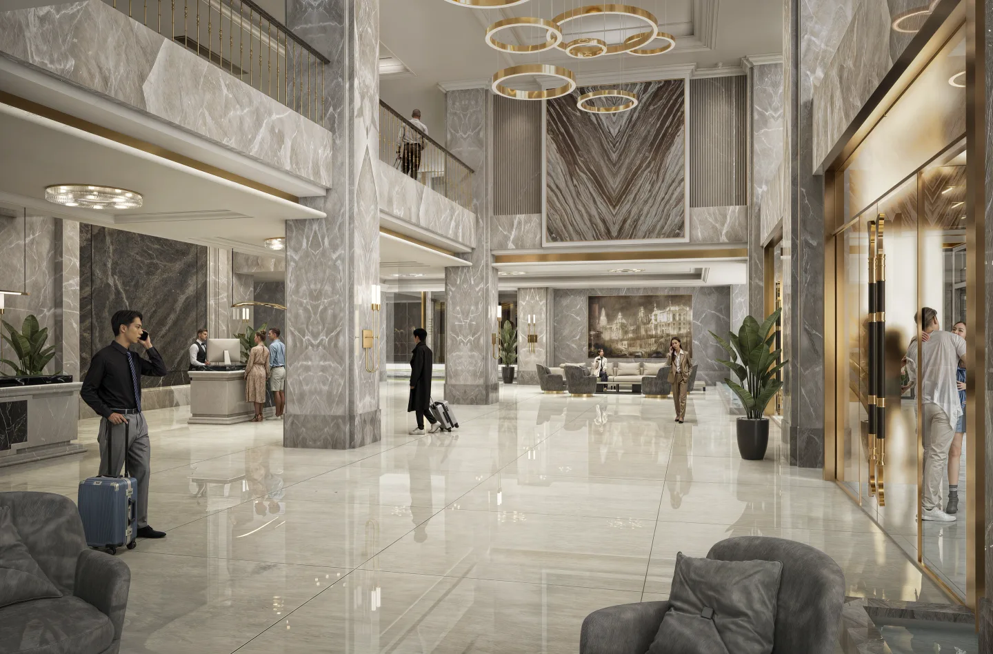 Hospitality visualization by Sphere Design — view 1
