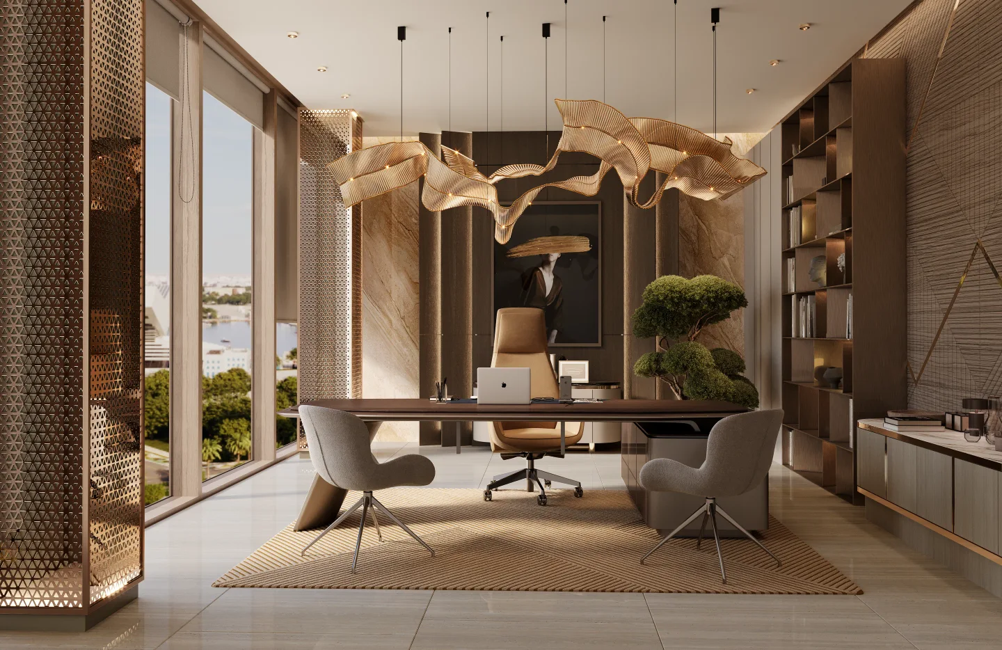 Corporate visualization by Sphere Design — view 1